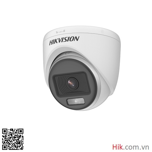 Camera Hikvision Ds 2ce70df0t Mf Bán Cầu Có Màu Ban đêm 2mp (colorvu)