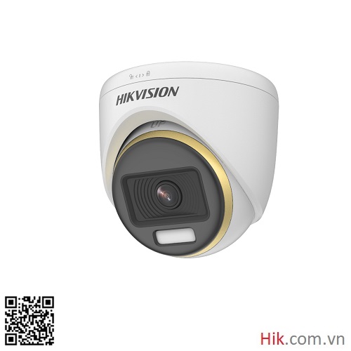 Hikvision DS-2CE70DF3T-MF Camera Hikvision Ds 2ce70df3t MF Bán Cầu Có Màu Ban đêm 2mp (colorvu)