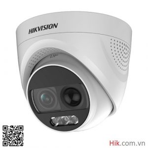 Camera Hikvision Ds 2ce72dft F Bán Cầu Có Màu Ban đêm 2mp (colorvu)